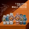 Red Star 1963 Pilot Chronograph 42mm Super Luminous ST1901 5