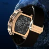 TIELBO Luxury Crystal Automatic Skeleton Sapphire Diamond Luminous 4