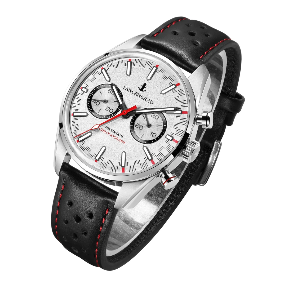 Red Star 1963 Racing Chronograph ST1901 Dome Sapphire Manual Luminous 4
