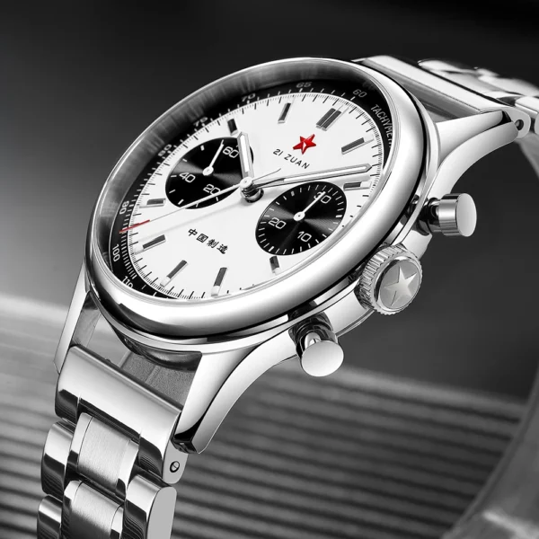 SEAKOSS 1963 Panda Chronograph 40mm ST1901 Luminous Waterproof 1