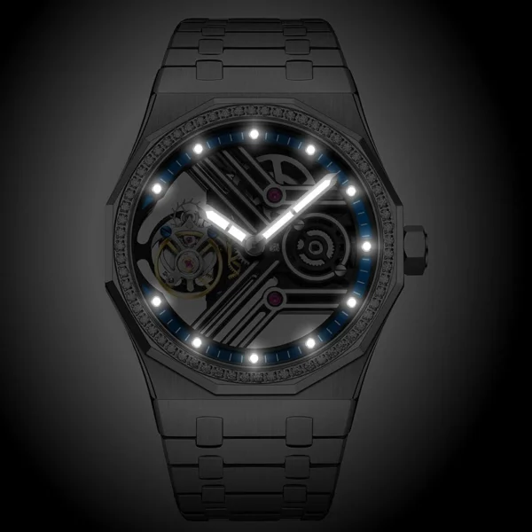 AESOP Super Luminous Gradient Manual Tourbillon Skeleton 7055 2