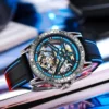 Luxury Automatic Hollow Tourbillon Waterproof Luminous Watch 2