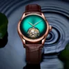 Rose gold green
