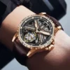 AESOP Real Flying Tourbillon Skeleton Luxury Sapphire Watch 5