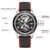 SEAKOSS 10 Bar Signature Dive Automatic Super Luminous Sapphire Watch 6