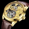 Super Zodiac Tiger Skeleton Tourbillon Hand-Wind Luxury Sapphire 2