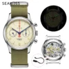 SEAKOSS 1963 Chronograph 40mm ST19 Manual Luminous Sapphire 1