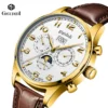 Gigididi Automatic Moonphase Calendar Watch 24h Seagull ST1661 3