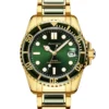 Aviasee Hetian Fashion Biyu Jade Automatic Calendar Luminous Sapphire Watch 1