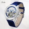 Blue White