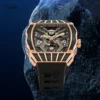TIELBO Luxury Crystal Automatic Skeleton Sapphire Diamond Luminous 2