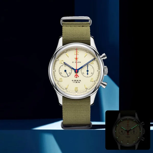 SEAKOSS 1963 Signature Chronograph 38/40 mm ST1901 Manual Luminous 1
