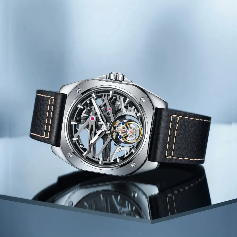 AESOP Vintage Octagon Double-Sided Flying Tourbillon Super Luminous Sapphire 3