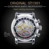 Red Star 1963 Panda Pilot Chronograph 42 mm Sapphire 2