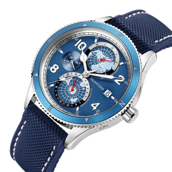 SEAKOSS Sud Nord Hemispheres Automatic Super Luminous Dive Watch 1