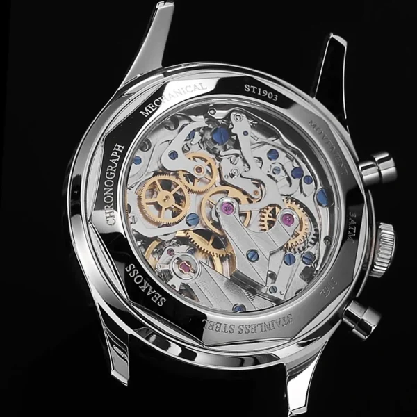 SEAKOSS 1963 Signature Pilot Chronograph 40 mm ST1903 Sapphire Luminous 2