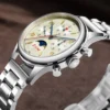 Red Star 1963 Moon Phase Pilot Chronograph Sapphire Calendar 3