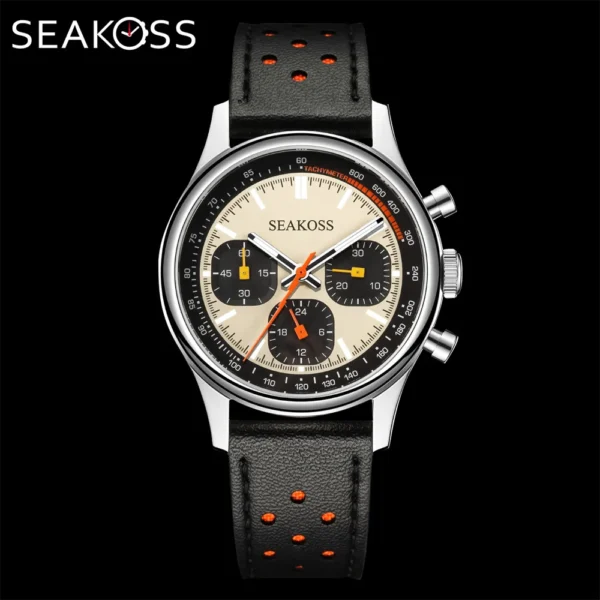 EAKOSS 1963 Pilot Chronograph 40mm ST1903 Sapphire Luminous 1