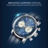 Red Star 42 mm Blue Panda Chronograph ST1901 Sapphire 2