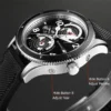 SEAKOSS 10 Bar Signature Dive Automatic Super Luminous Sapphire Watch 5