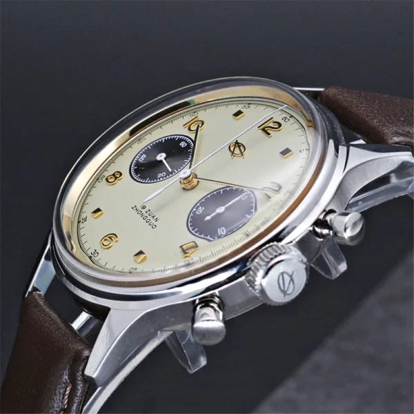 Red Star Business Pilot Chronograph 38 mm ST19 Sapphire Gooseneck 2