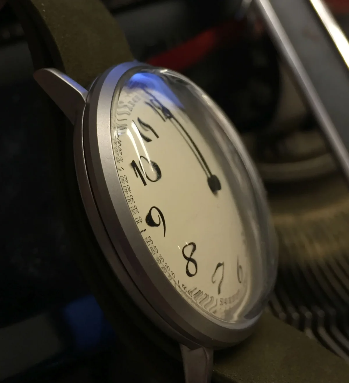 Red Star 1963 Submarine Vintage Military Single-Hand 40 mm Manual 3