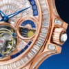 TIELBO Luxury Crystal Automatic Flying Tourbillon Brilliant Moon Phase Watch 5