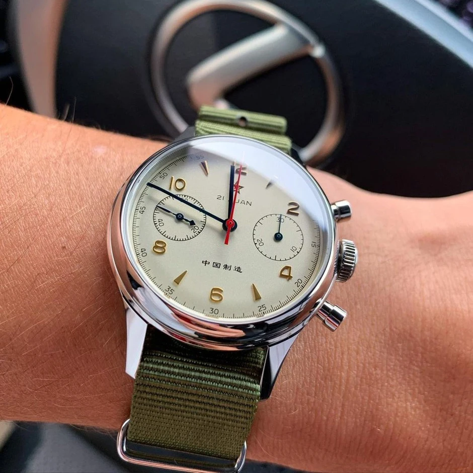 Classic 1963 Aviation Chronograph 40mm ST1901 Sapphire 6