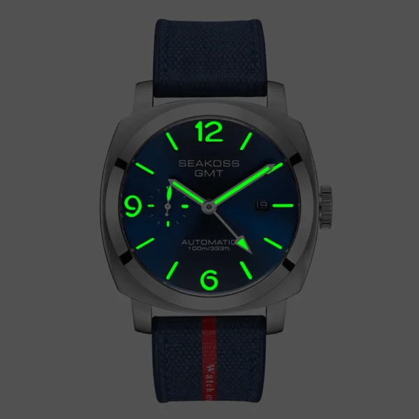 SEAKOSS 10 Bar GMT Diver Automatic ST2557 316L Super Luminous Watch 2