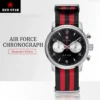 Red Star 1963 Panda Pilot Chronograph 42 mm Sapphire 6