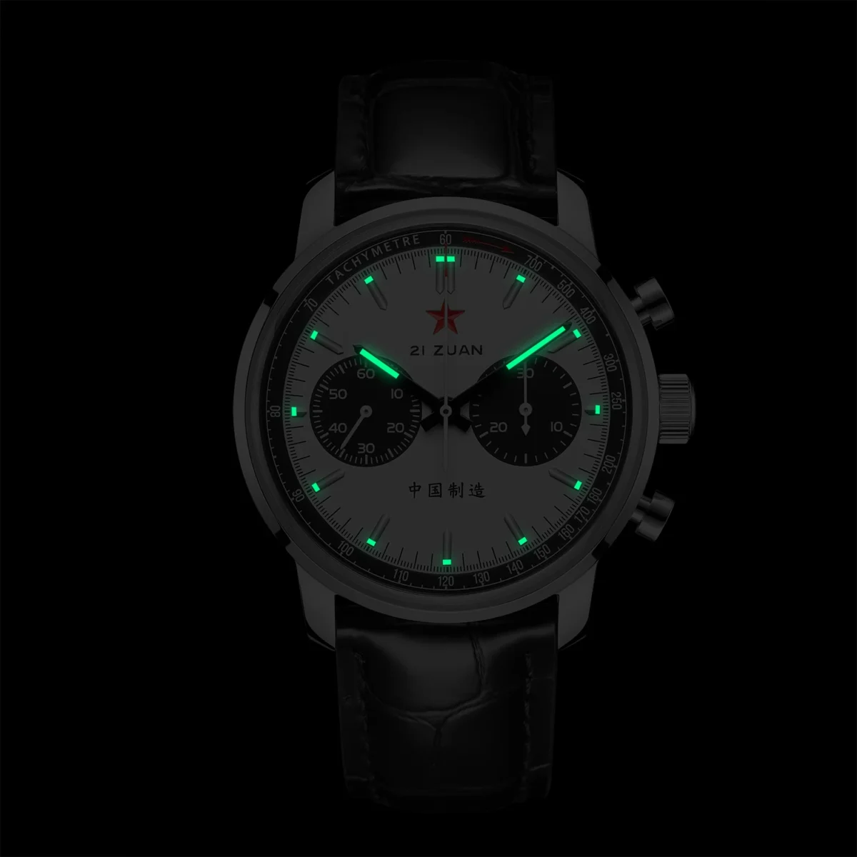 SEAKOSS 1963 Original Pilot Chronograph 42mm ST1901 Sapphire Luminous 4