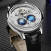 SEAKOSS Signature Double Globe Rotating Earth Flywheel Military Watch 5