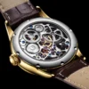 Gold Zodiac Horse Full Skeleton Luxury Tourbillon Sapphire Watch 2