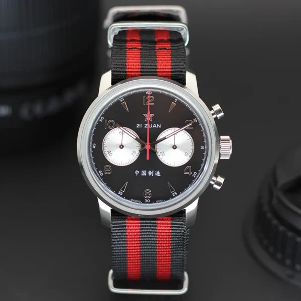 Red Star 1963 Panda Pilot Chronograph 42 mm Sapphire 1