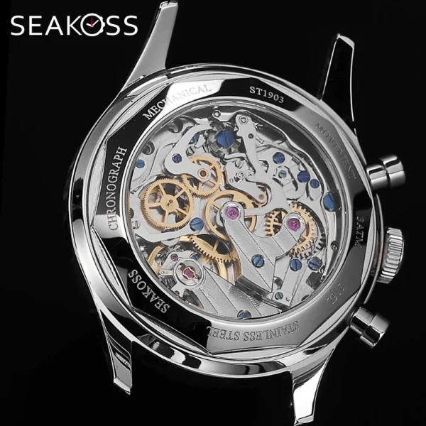 EAKOSS 1963 Pilot Chronograph 40 mm ST1903 Sapphire Luminous 2