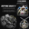 AESOP Signature Skeleton Tourbillon Manual Sapphire Steel Watch 2