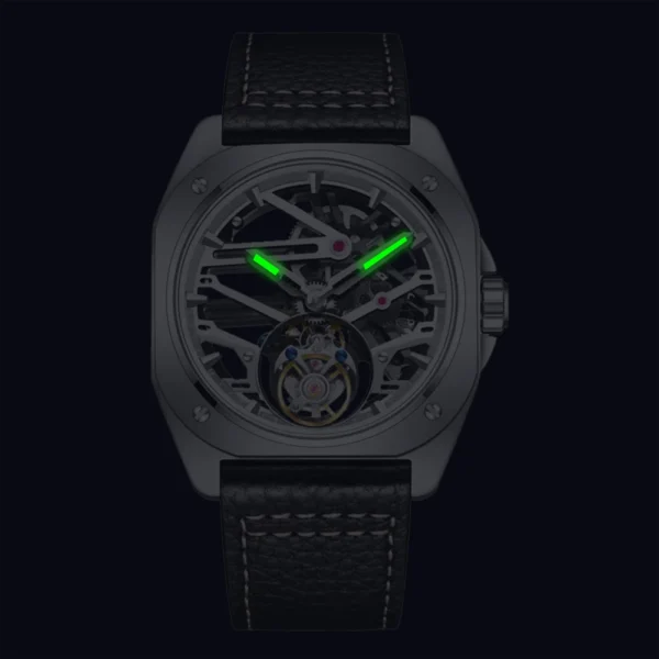 AESOP Vintage Octagon Double-Sided Flying Tourbillon Super Luminous Sapphire 2