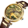 Top Luxury Pure Natural Jade Automatic Sapphire Qingming River Watch 1