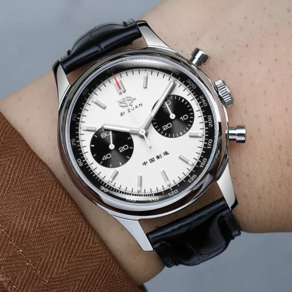 Red Star 1963 Panda Pilot Chronograph 40 mm ST1901 Sapphire Luminous 1