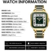 DIELLA Luminous Jade Automatic 43.5 mm Stainless Steel Chronograph 5