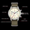 Classic 1963 Aviation Chronograph 40mm ST1901 Sapphire 4