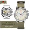 Red Star 1963 Pilot Chronograph 38mm ST1901 Sapphire 1