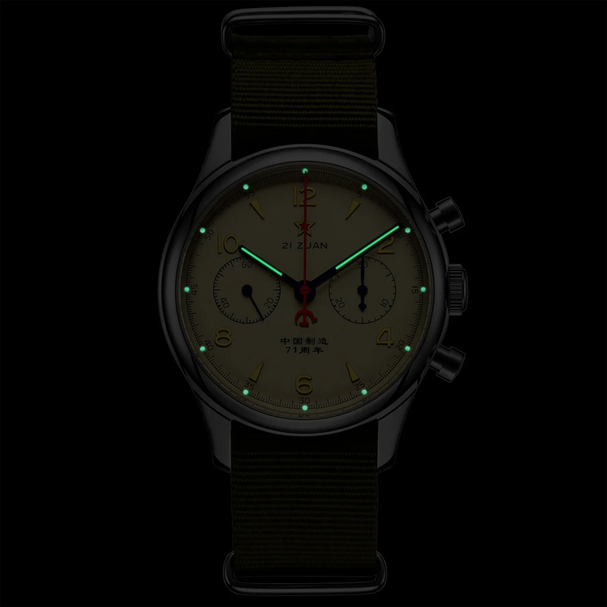 SEAKOSS 1963 Chronograph 40mm ST19 Manual Luminous Sapphire 2