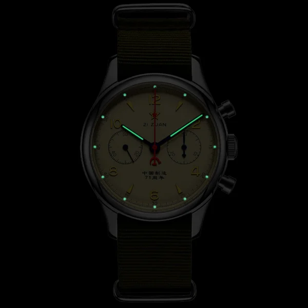 SEAKOSS 1963 Chronograph 40mm ST19 Manual Luminous Sapphire 2