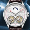 2024 Luminous Double Tourbillon Skeleton 1963 Pilot Sapphire Watch 3