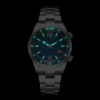 Red Star 42 mm Carbon Texture NH34 Automatic Calendar Luminous 2