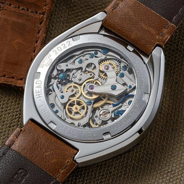 Red Star 1963 Bullhead Chronograph 42mm ST1901 Luminous 2