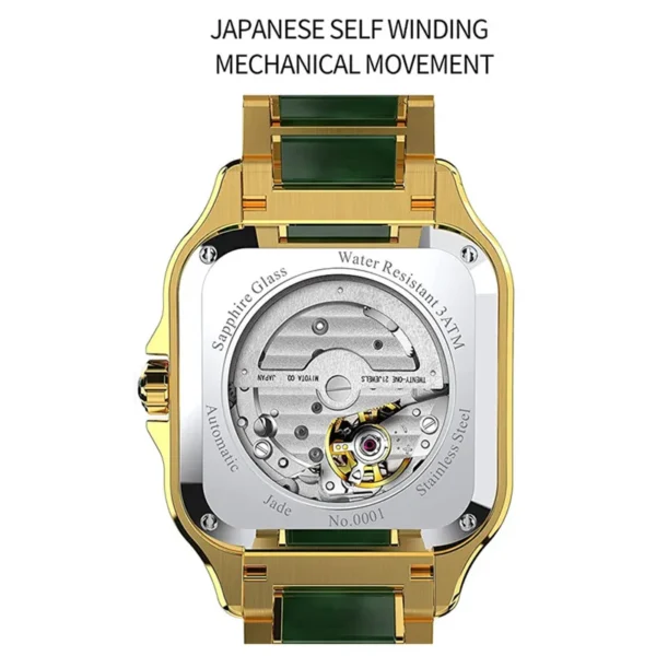 DIELLA Luminous Jade Automatic 43.5 mm Stainless Steel Chronograph 2