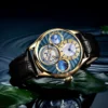 SEAKOSS Luxury Skeleton Tourbillon Sapphire Waterproof Watch 5