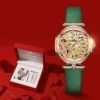 OUPINKE 3175 Luxury Full Diamond Skeleton Automatic Elegant Women’s Watch 1